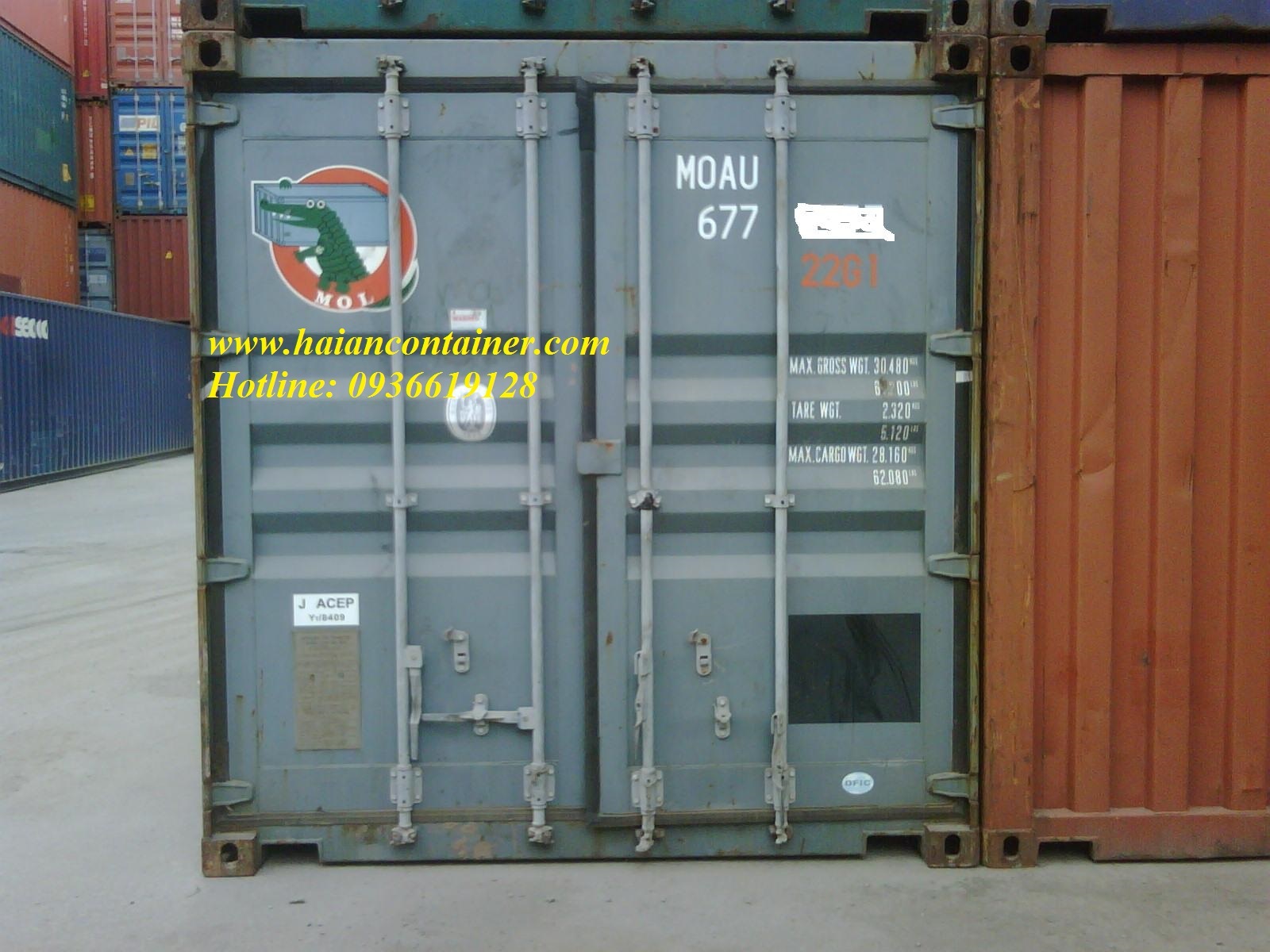 Container kho 20 feet chất lượng 80%