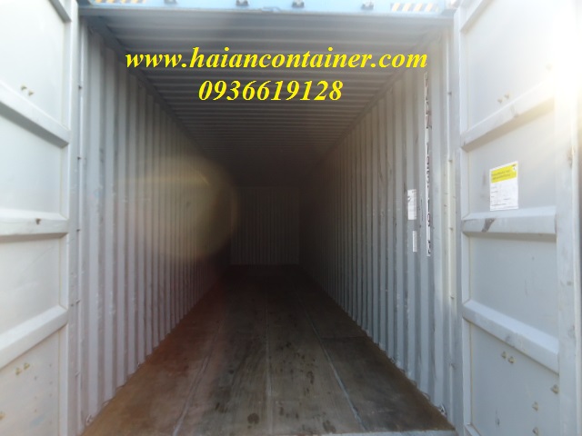 Bên trong Container kho 40 feet HC chất lượng tại Hải Phòng