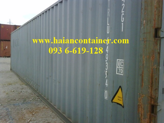 Bên ngoài Container kho 40 feet chất lượng tại Hải Phòng